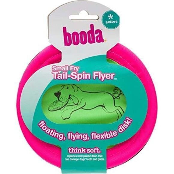 Petmate Booda Tail-Spin Flyer Floating Dog Frisbee, Multi, 10-Inch - Picture 4 of 8